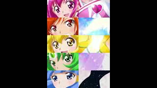 تحولات قوة غليتر ضد قوة غليتر دوكي دوكي 💖Smile precure vs Doki doki precure transformations 💖