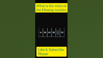 What is the value of the missing number. #iqtest #braintest #shorts