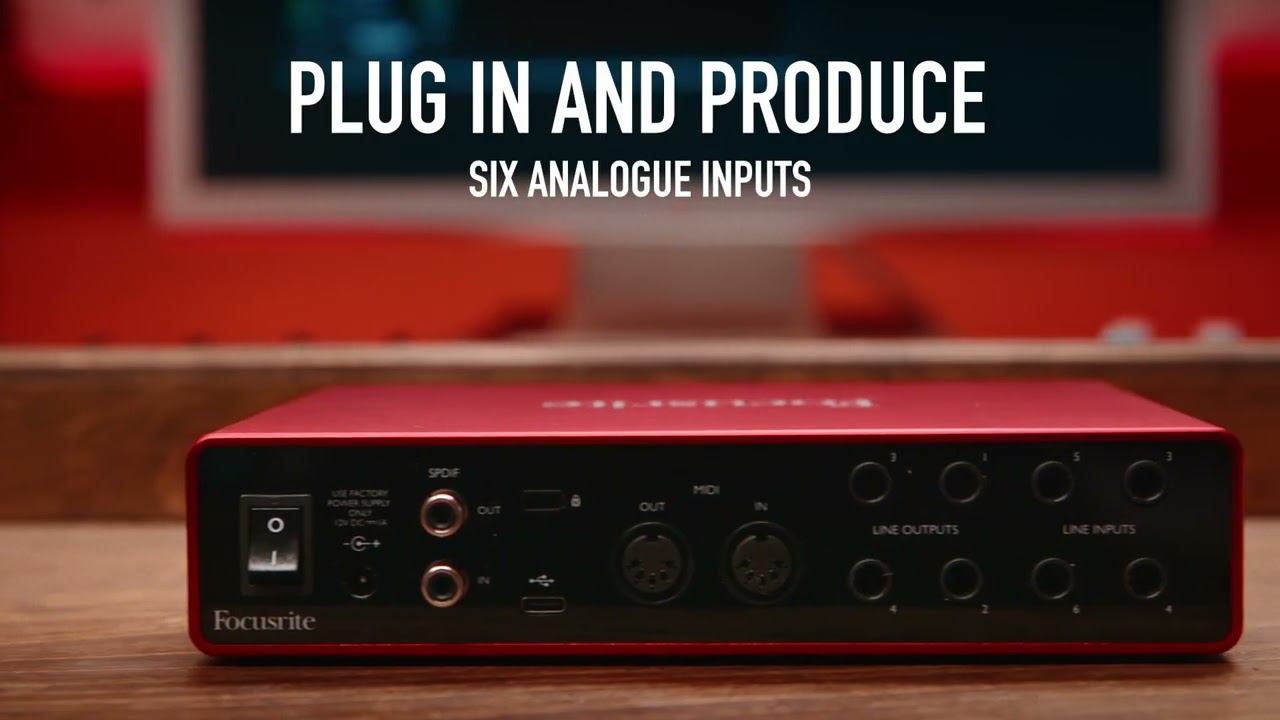 Focusrite Scarlett 8i6 USB Audio Interface Gen 3 | Musician's Friend