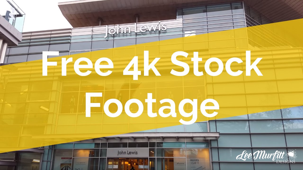 Free Stock Footage [4K] Liverpool One Shopping Centre