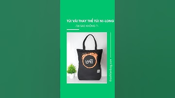 Vì Sao Nên Sử Dụng Túi Vải Thay Thế Túi Ni-Long ? #inantuivaitheoyeucau #thanhtienbag