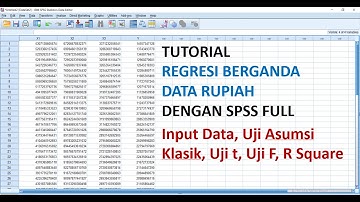 Tutorial Regresi Berganda Data Rupiah dengan SPSS FULL