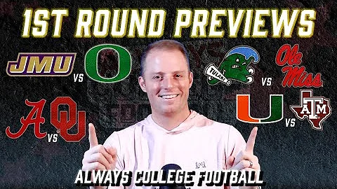 Can Alabama & Miami win on the road? CFP 1st Round previews | Always College Football