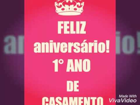 Aniversario De 1 Ano De Casamento Youtube