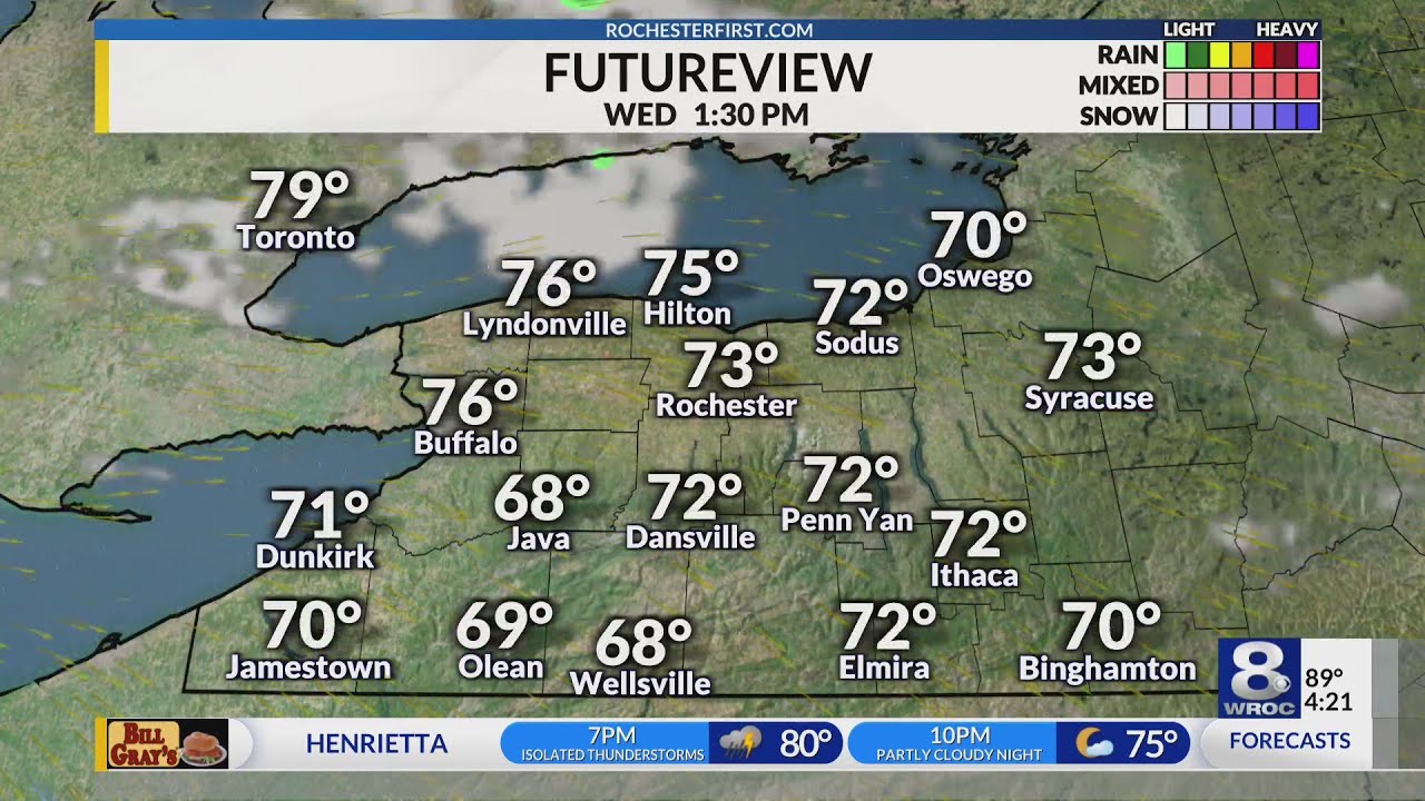 Weather forecast: Hot and Humid ahead of afternoon storms - YouTube