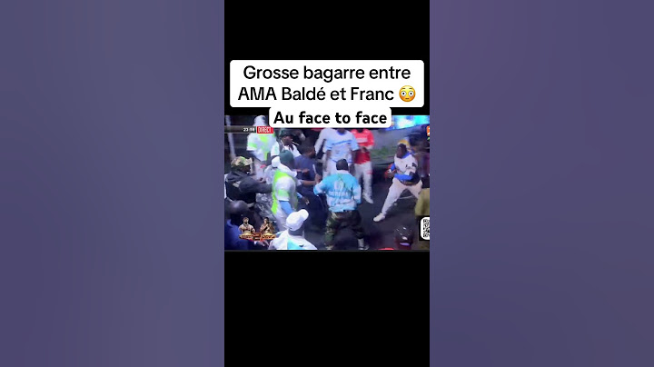 Grosse bagarre entre ama Baldé et Franc au face to face 😳😳#luttesenegalaise