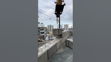 The process of laying bricks for the fence #shorts