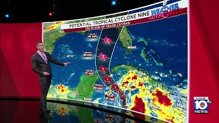 Potential Tropical Cyclone Nine: 11 a.m. forecast
