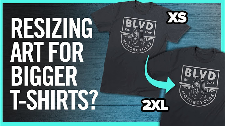 Sizing Designs Across T-Shirt Sizes: Should They Stay The Same or Differ?