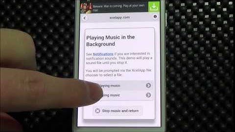 XcelApp Intro - Native Android functionality for your HTML5 app