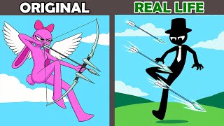 Download Lagu Best TikToks of Incredibox Sprunki: Black Falls in Love with Pinki 💘 | Original vs Plush Toys MP3