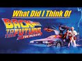 Back to the Future the Musical, my thoughts.