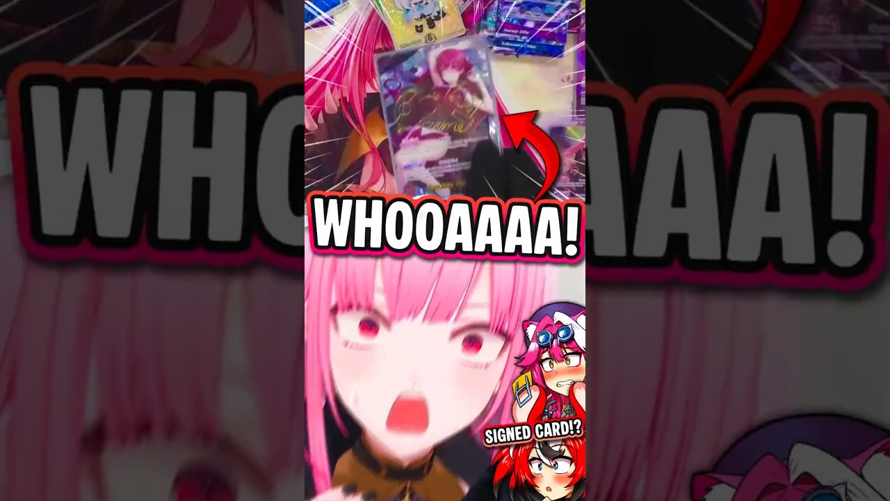 Calli finally got the signed card!