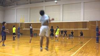 20150916 練習試合 一番☆ vs 大教二部 set4