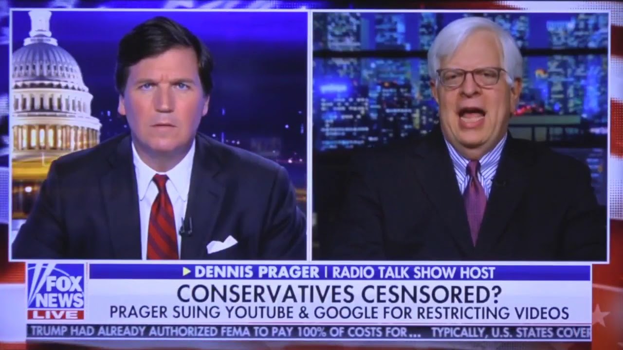A Legal Case To Follow: Dennis Prager Sues Google For Unlawful Censorship & Discrimination