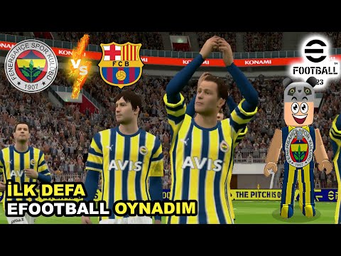 Fenerbahçe vs Barcelona Futbol Maçı Yaptım! eFootball 2023