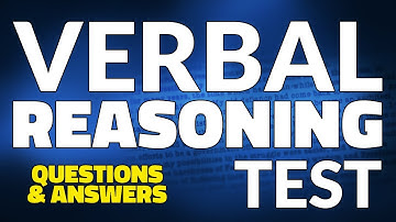 How to Pass VERBAL REASONING TEST - Questions and Answers with Solutions