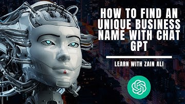 How to Find a Unique Business Name with ChatGPT
