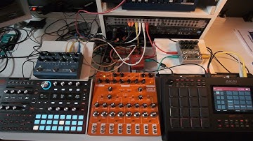 Hydrasynth, Lyra-8, MPC Live 2