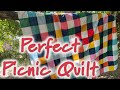 Perfect Picnic Quilt! A Beginner Friendly Fat Quarter Quilt!