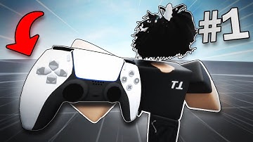 BEST Blade Ball Player ATTEMPTS To Play On Controller..