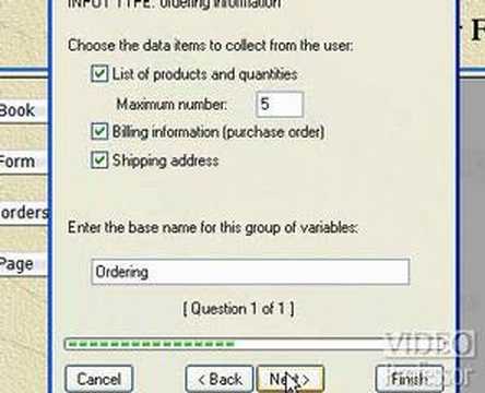FrontPage® Form Wizard Tutorial from Video Professor