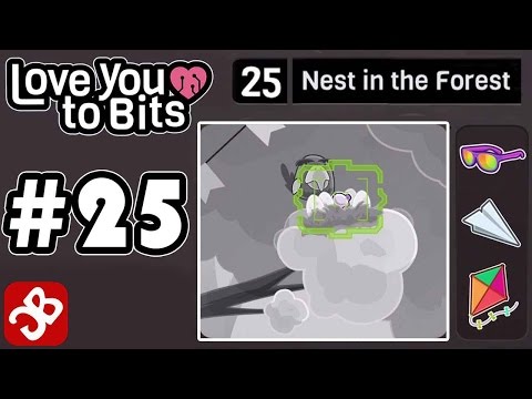 Love You To Bits - Level 25 - Nest in the Forest - Gameplay Walkthrough Video