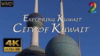 Drone footage of Kuwait City in 4K – see the amazing architecture and stunning nightlife!