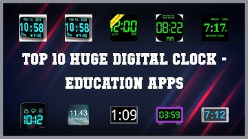 Top 10 Huge Digital Clock Android Apps