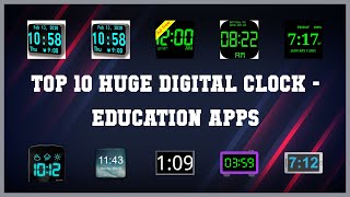 Top 10 Huge Digital Clock Android Apps screenshot 2