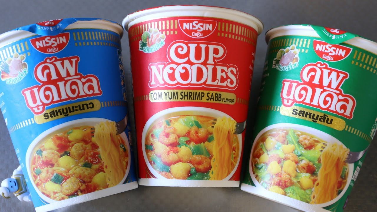 Thai Cup Noodles - YouTube