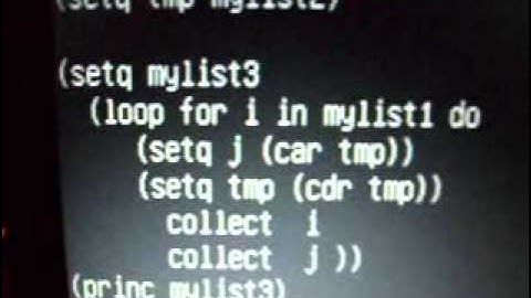 Common LISP Program merging/ interweaving two lists.