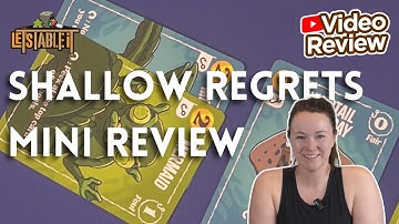 Catch or Regret? 🐟 Shallow Regrets Board Game Mini Review (Button Shy Games)