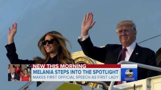 Melania Trump first speech as First Lady