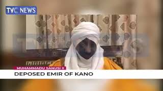 Muhammadu Sanusi II speaks after dethronement as Emir of Kano