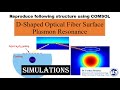 |D-Shaped Optical Fiber Surface Plasmon Resonance| ||COMSOL SIMULATIONS||