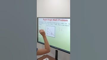 Right Angle Triangle Problem #shorts #maths #math #mathstricks
