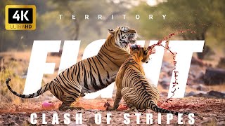 4K | Tiger Territory Fight:Sonam vs Collar Wali | Tadoba tiger reserve #viral #tiger #rare #wildlife