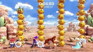 Mario Party Superstars Minigame: Pokey Pummel 4 Player Netplay 60fps
Best viewed in 60 fps. Im Mario, Evan is Waluigi, Reece is Donkey Kong and Ally is Rosalina. Note that because this was played online, there was some lag. Mario Party Superstars Minigame: Pokey Pummel 4 Player Netplay 60fps