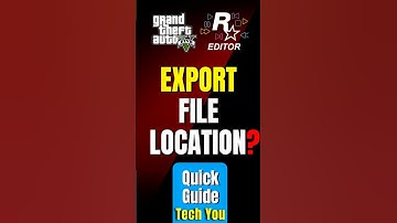 GTA 5 Rockstar Editor Export File Location? | Quick Guide 2025 🔥