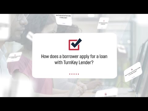 How to Apply for a Loan in TurnKey Lender?