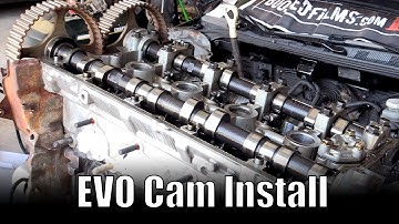 Mitsubishi Camshafts install how-to video // 4g63 DOHC Cam EVO8 install