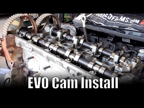 Mitsubishi Camshafts install how-to video // 4g63 DOHC Cam EVO8 install