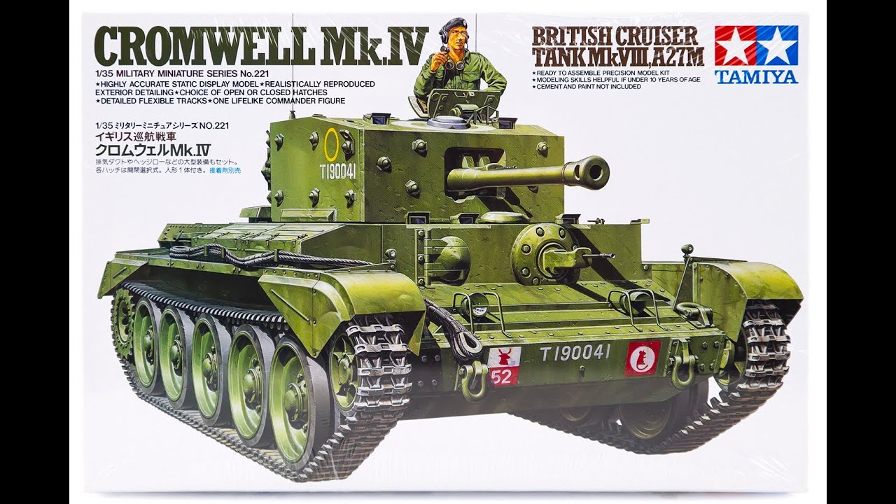 Tamiya 1/35 Cromwell Mk.IV..Plastic Kit Build & Review