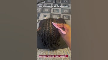 ASMR | Scalp Scratching with Nails and Hair Pick 🪮 #asmr  #scalpscratching #relaxing