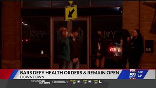 Bars stay open despite health orders