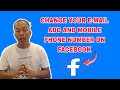 PAANO MAPALITAN AT MA-REMOVE ANG E-MAIL ADDRESS AT PHONE NUMBER SA FACEBOOK ACCOUNT