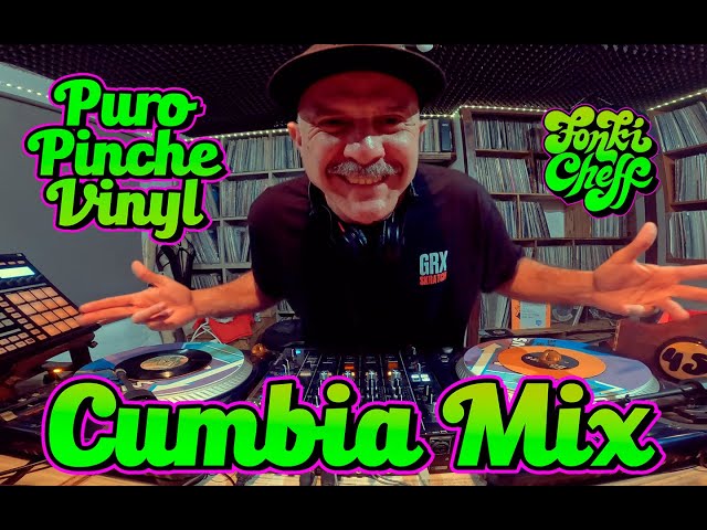 100% Cumbia Mix Para Bailar / Vinyl 45s / Kumbia Sonidera Obscura / class=