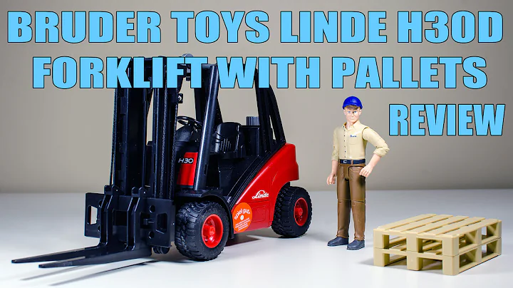 Bruder Toys Linde H30D Fork Lift Video Review.