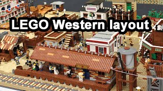 LEGO Western layout - Swebricks Klosskalas 2024 Sundsvall